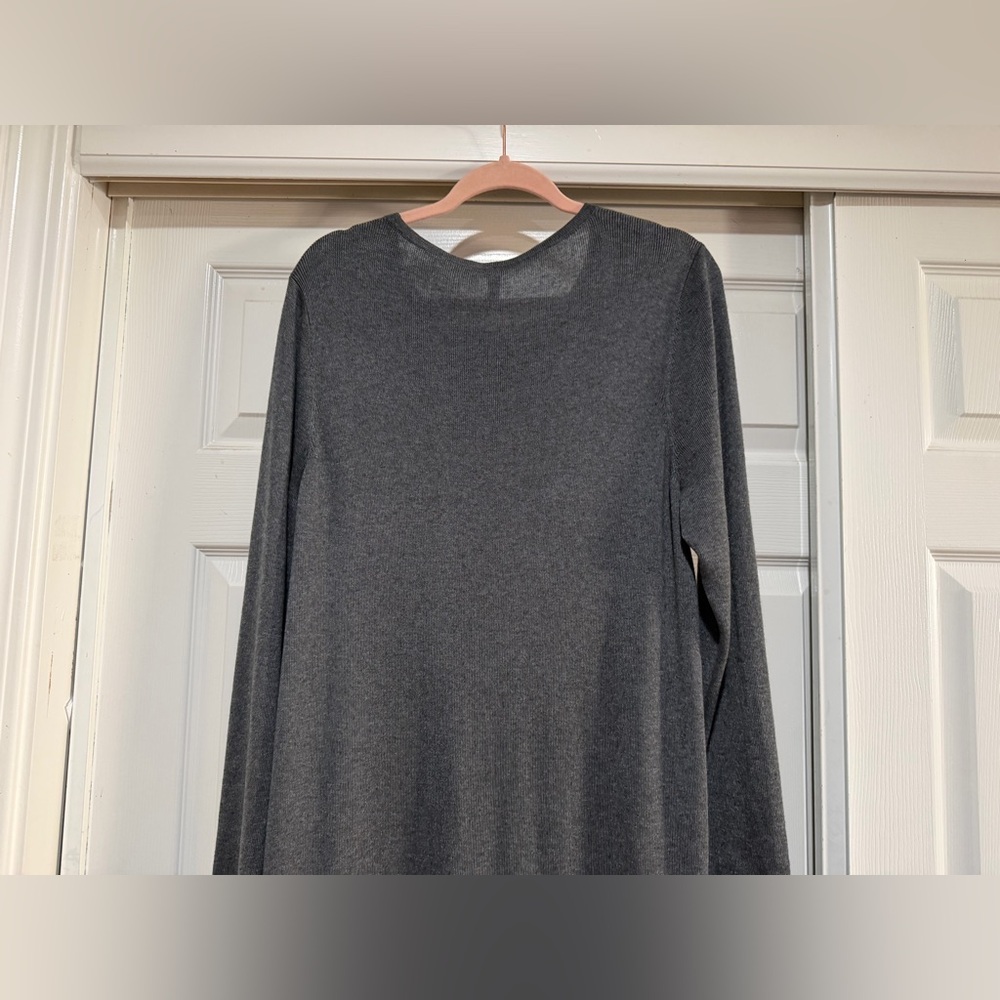 Eileen‎ Fisher Merino Wool Minimalist Sweater Dress Asymmetrical Hem XL - Picture 10 of 11